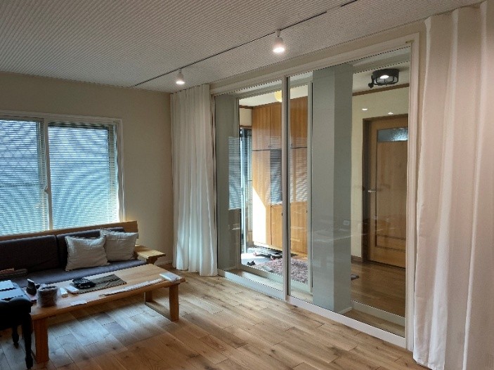 埼玉県川口市で施工した防音室。住宅の和室を防音室に改修した。