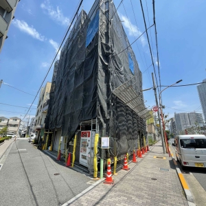 外壁の足場