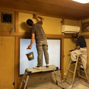 けいそうリフォームの左官工事